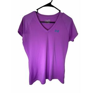 Under Armor Athletic Purple Short Sleeve Top